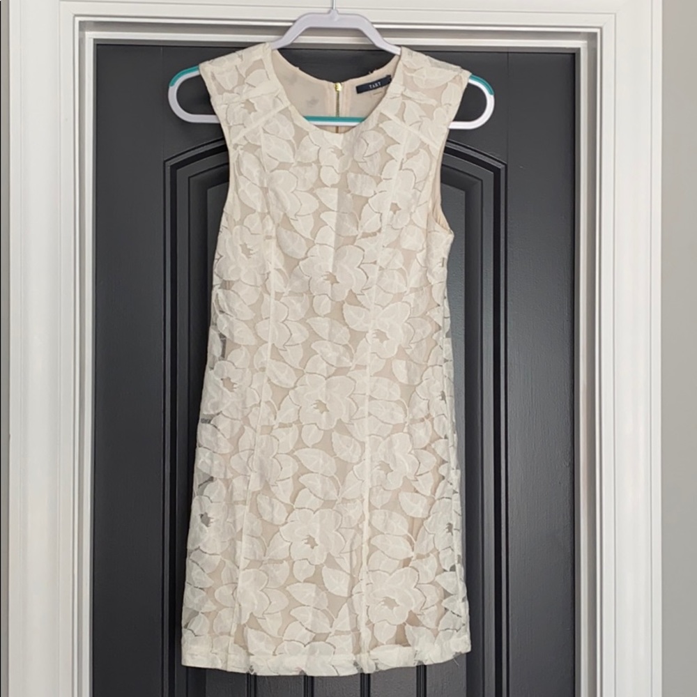 Tart White Lace Sheath Dress